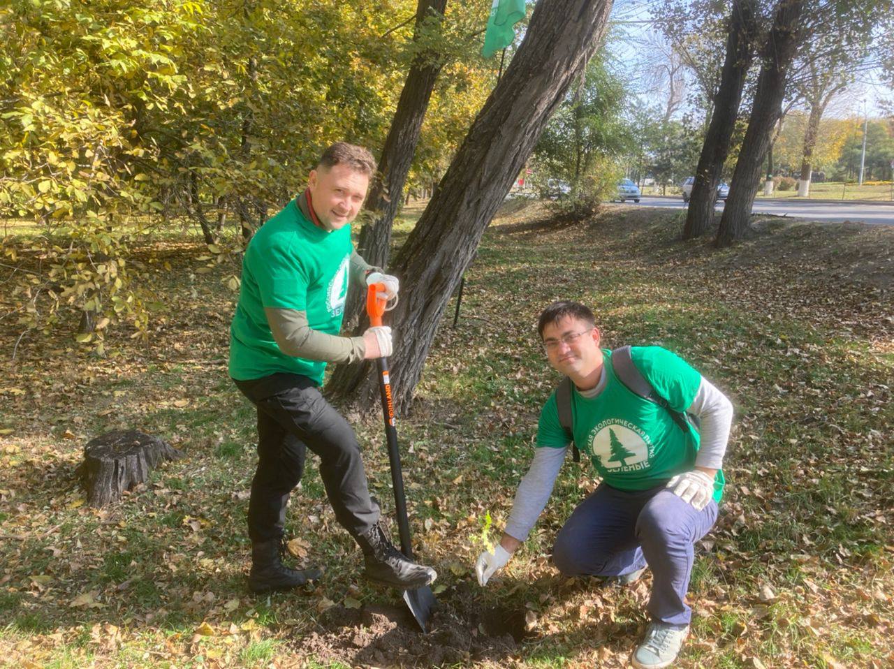 Ростовские «ЗЕЛЁНЫЕ» высадили саженцы дубов в Можайской роще Ростовские «ЗЕЛЁНЫЕ» высадили саженцы дубов в Можайской роще