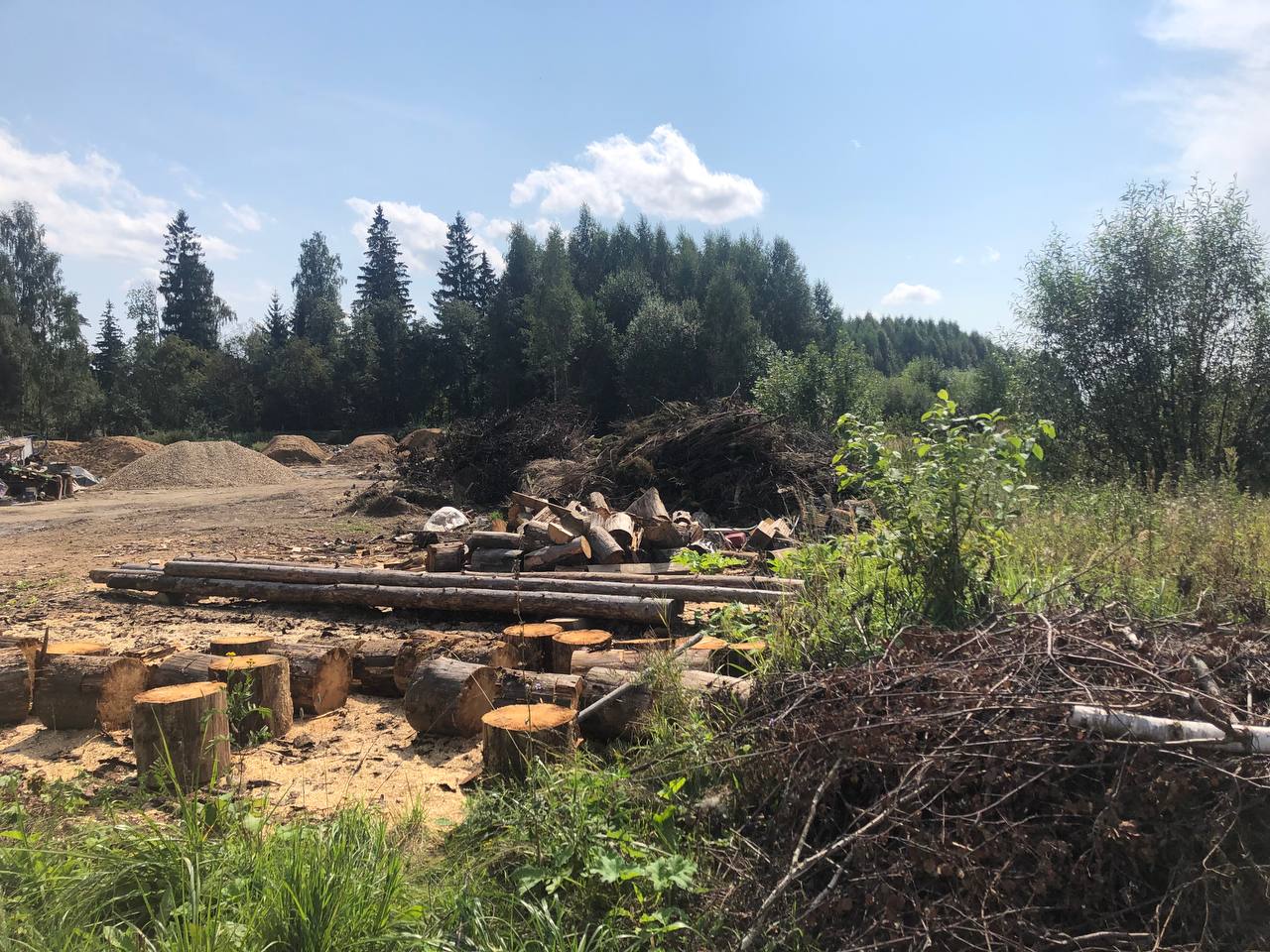 «ЗЕЛЁНЫЕ» выявили свалку отходов в Подмосковье, загрязняющую сельскохозяйственные земли и реку