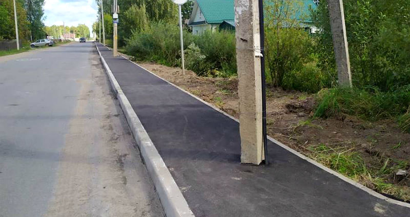 Самарские «ЗЕЛЁНЫЕ» добились строительства тротуара