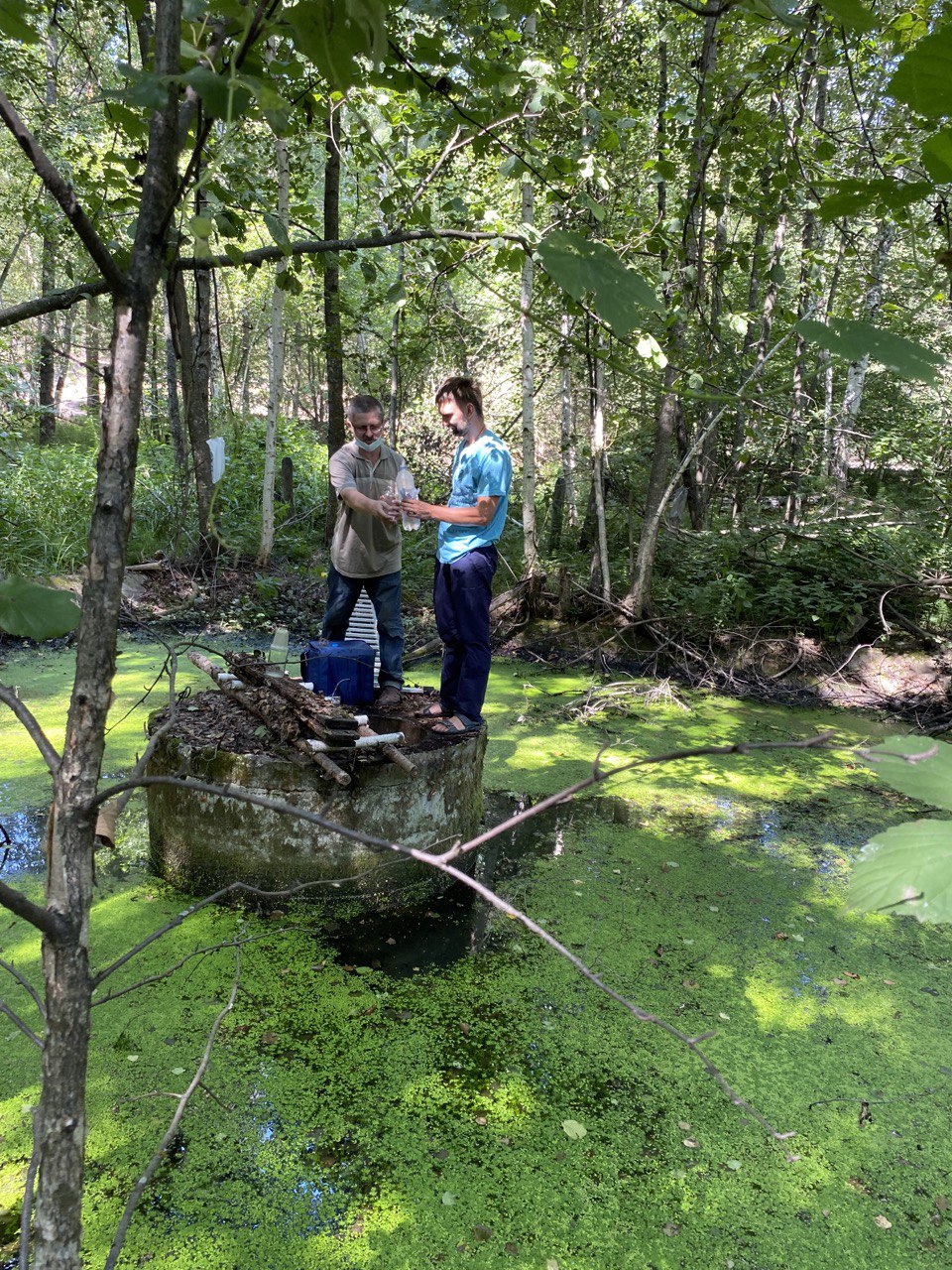 Пензенские «ЗЕЛЁНЫЕ» взяли пробы воды в роднике