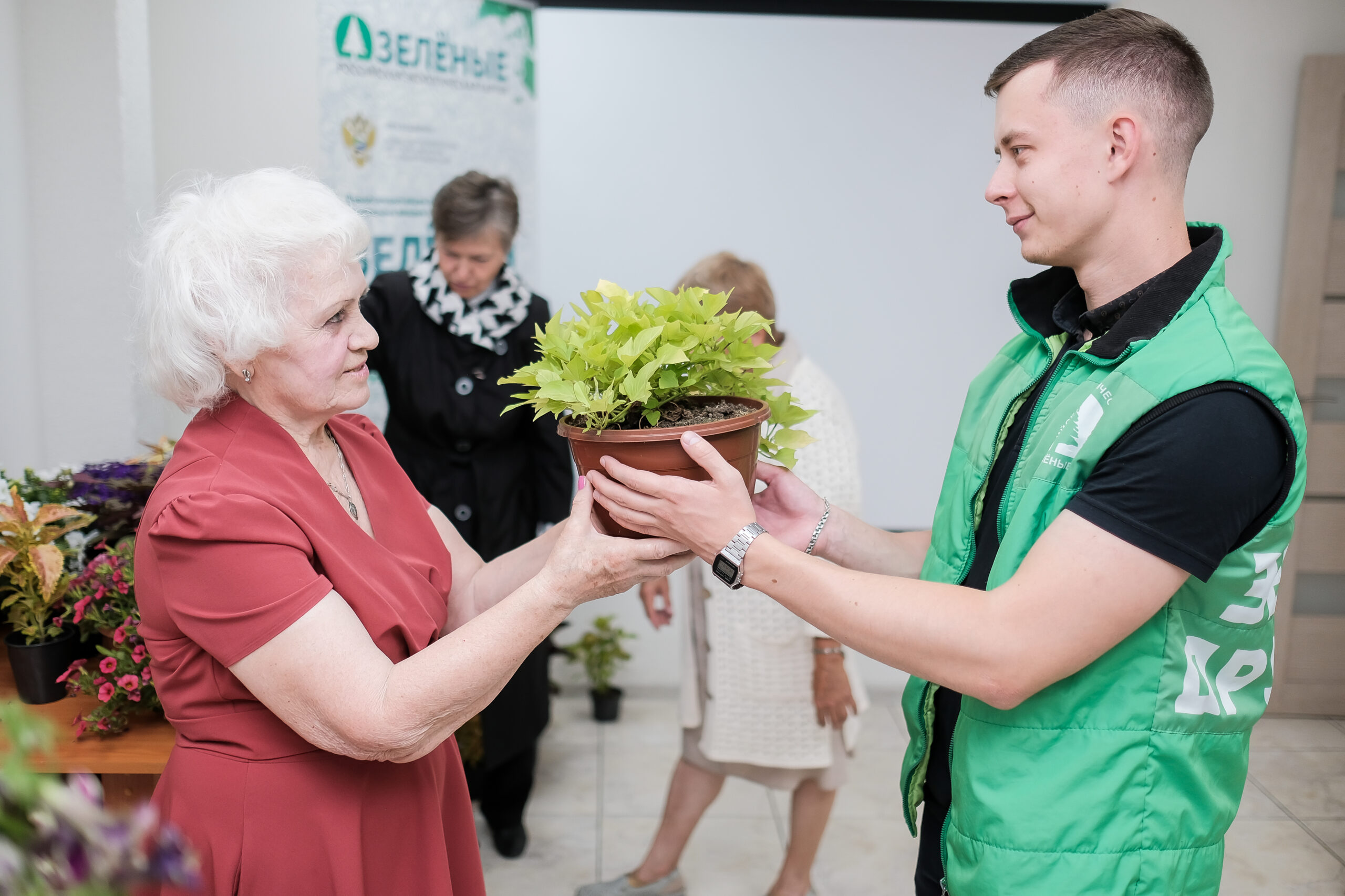 На «интерьерную» «Зелёную субботу» новосибирцы принесли несколько десятков растений На «интерьерную» «Зелёную субботу» новосибирцы принесли несколько десятков растений