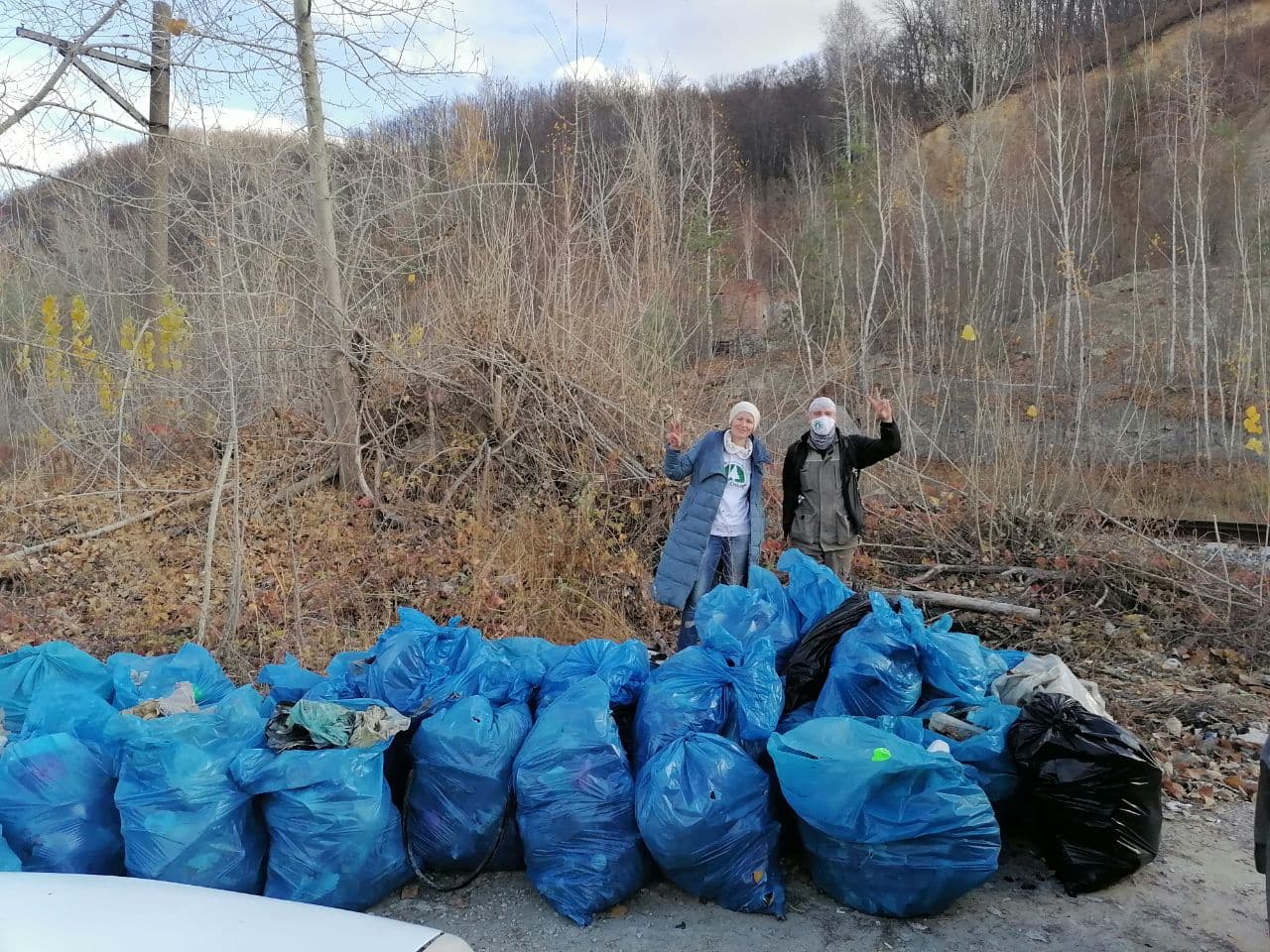 Самарские «ЗЕЛЁНЫЕ» собрали мусор в уникальных Сокских штольнях
