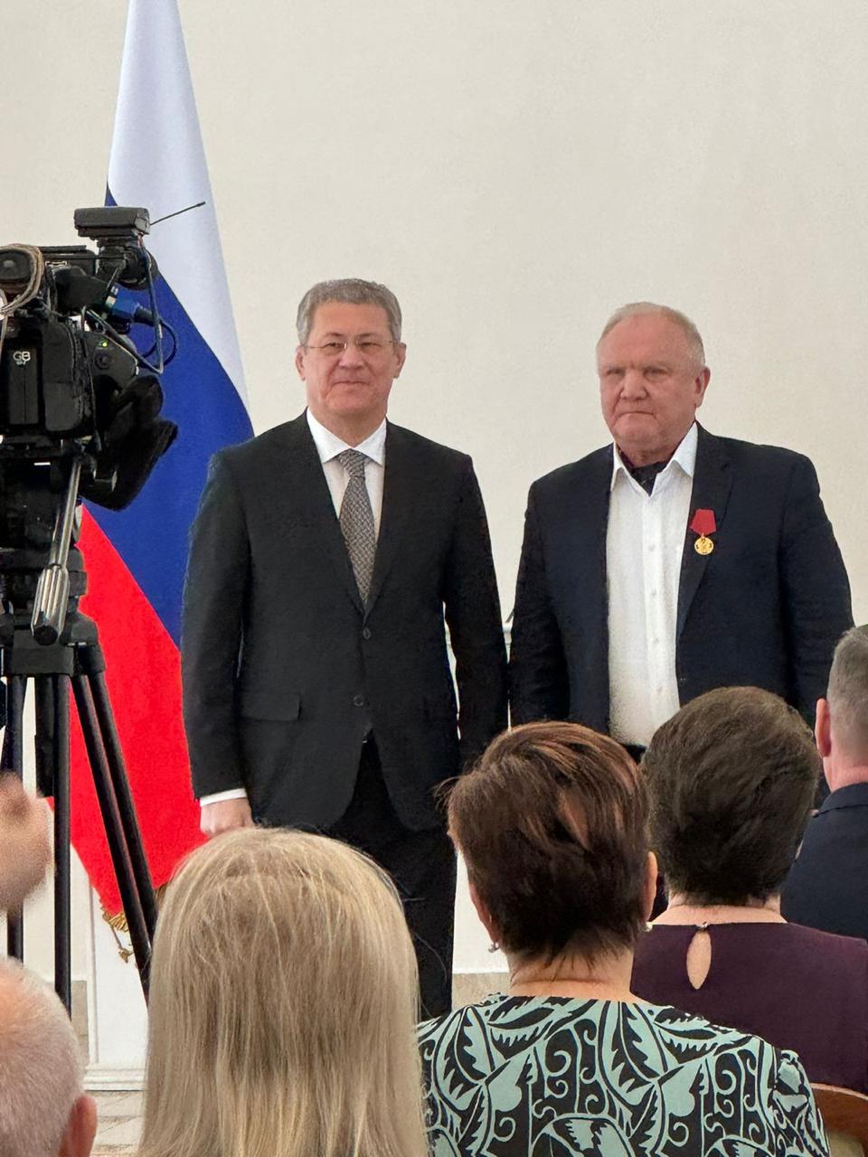 Альберт Багаутдинов награжден медалью ордена «За заслуги перед Отечеством» I степени