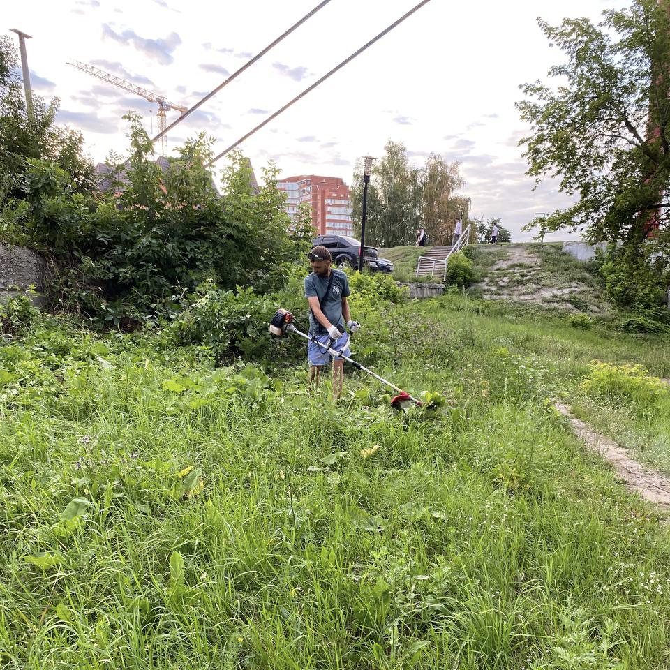 «ЗЕЛЁНЫЕ» Пензенской области помогают благоустраивать набережную Суры
