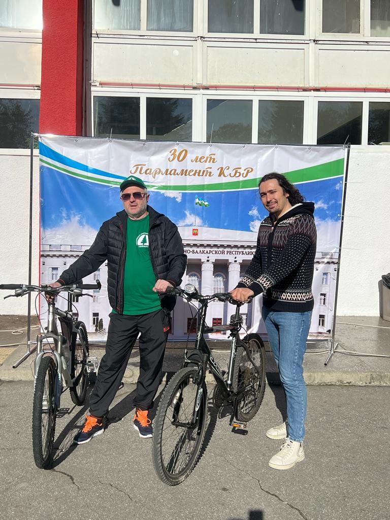 «ЗЕЛЁНЫЕ» Кабардино-Балкарии приняли участие в велопробеге