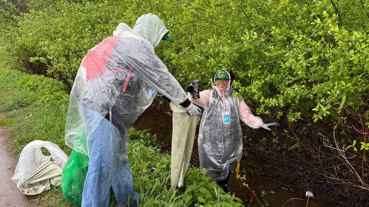 Петербургские «ЗЕЛЁНЫЕ» приняли участие в «Чистых играх»