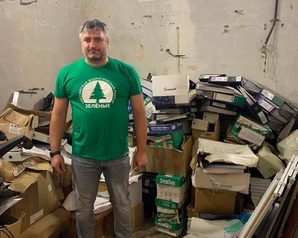 Липецкие «Зелёные» сдали на переработку более 1 000 кг макулатуры