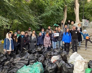 В Ростове-на-Дону экоактивисты собрали более 30 мешков с мусором