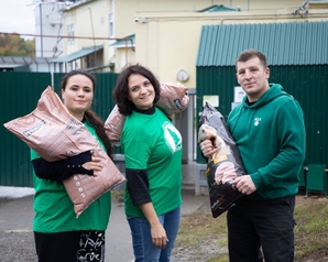 Московские «Зелёные» посетили Щербинский приют