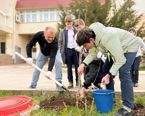 Крымские "Зелёные" высадили деревья в рамках акции "Сад памяти"
